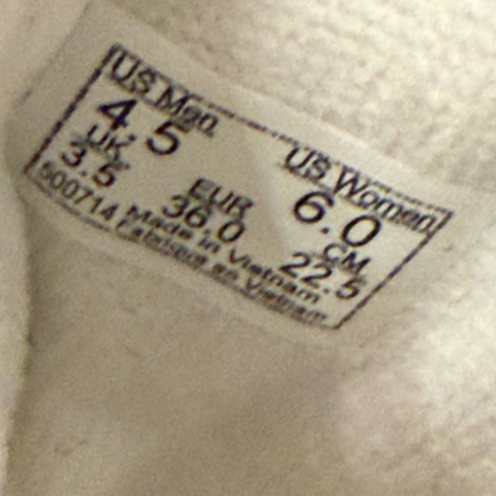 Vans Old Skool 36 Decon SF marshmallow and Navy with a gum sole NWOT - Picture 13 of 14